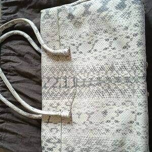 TOD's Chic Snake Print Tote Bag